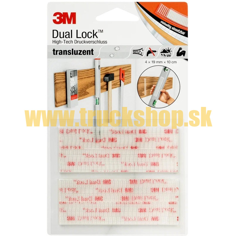 3M dual lock transparent