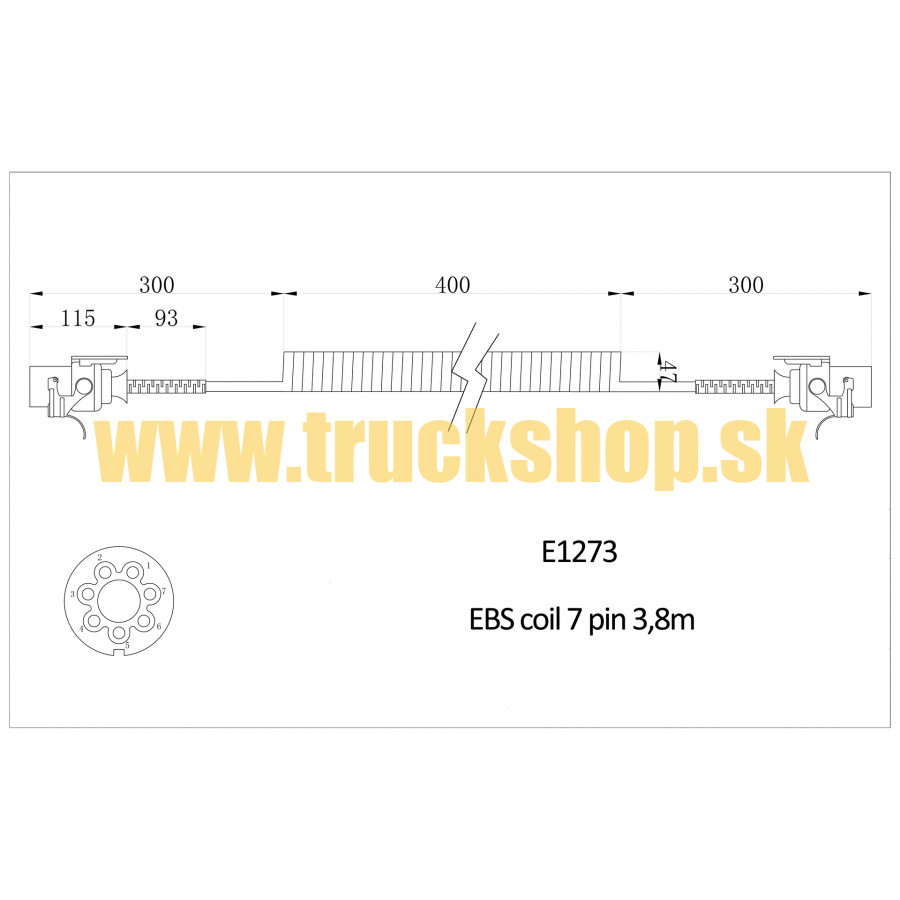 ABS/EBS-Kabel (24V, 7-polig) - Roadwin